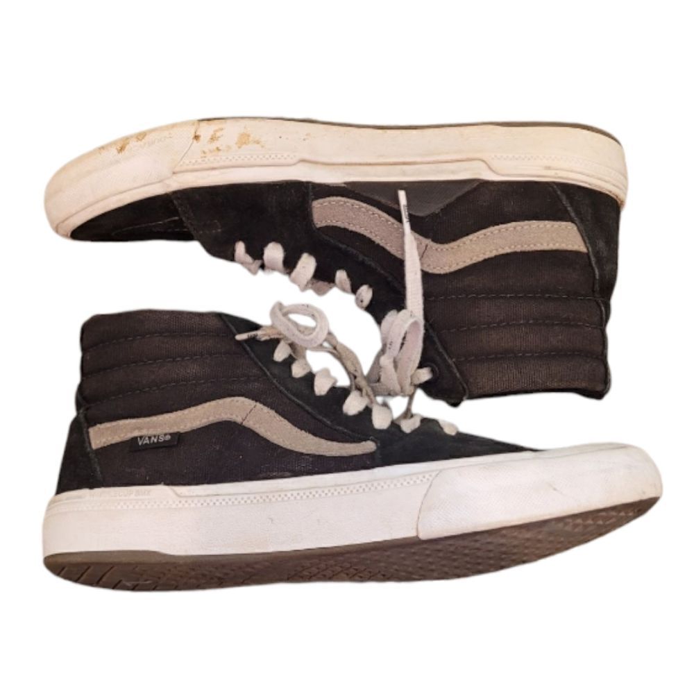 Vans Black Suede BMX Skate Hi Sneakers Size 6.5